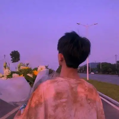 陈情唯美捧花男生头像可作兄弟头像