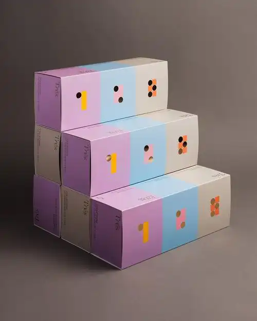 抽象简约茶叶包装设计