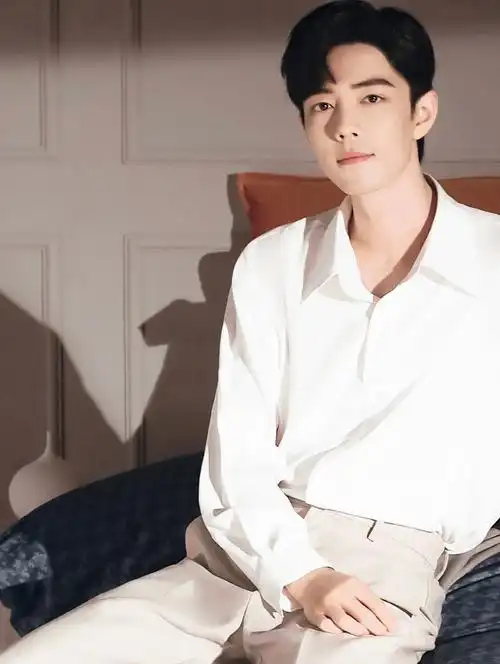 白衬衫造型合集身穿白衬衫的肖战