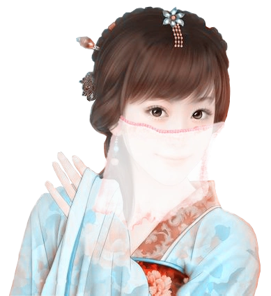 【素材】带面纱的古装女_看图_橙光游戏素材吧_百度贴吧
