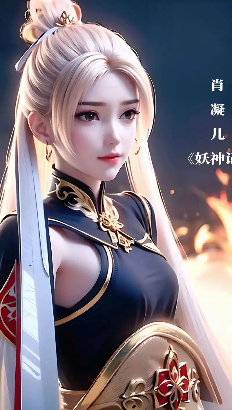 国漫美女 #妖神记 #肖凝儿 出图不易, - 抖音