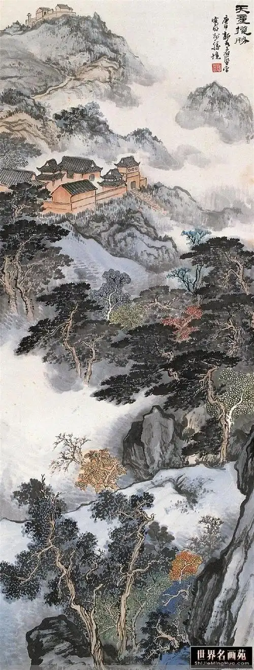 当代艺术大师应野平精品山水画作品欣赏