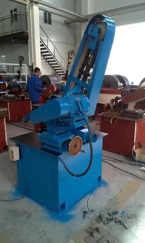 无心砂带磨床,外圆抛光机wsm02,无锡泰源