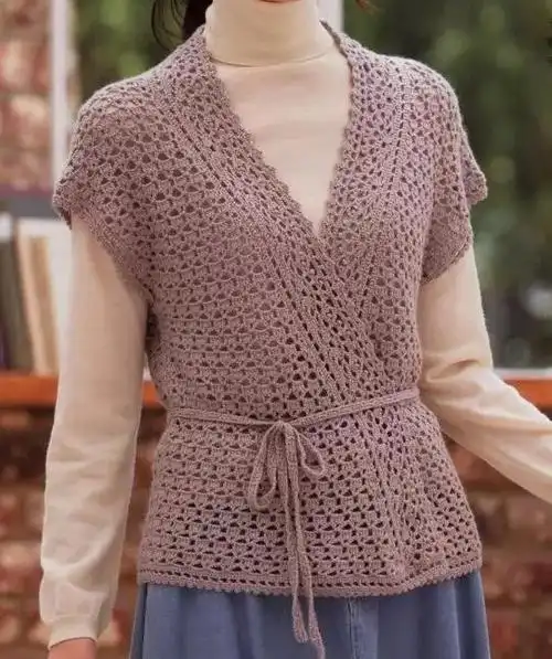 钩针开衫衣服,柔软舒适,好穿漂亮