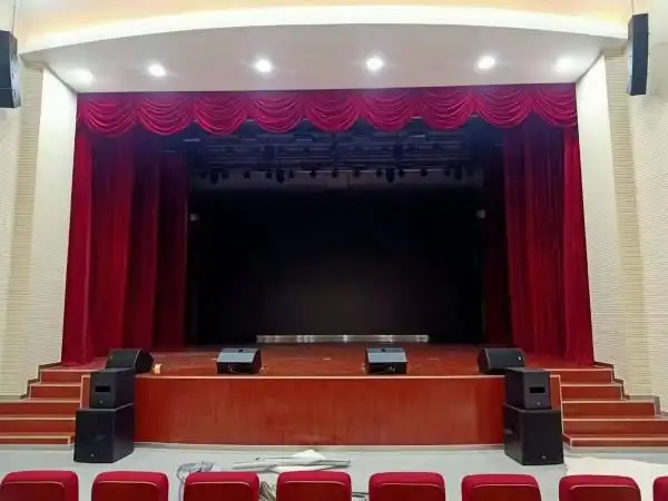 朝阳门舞台幕布会议室电动幕布窗帘安装厂家