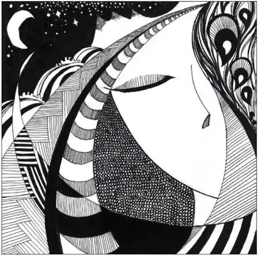 设计教学 | 黑白装饰画的构图与表现方式 - 元艺考