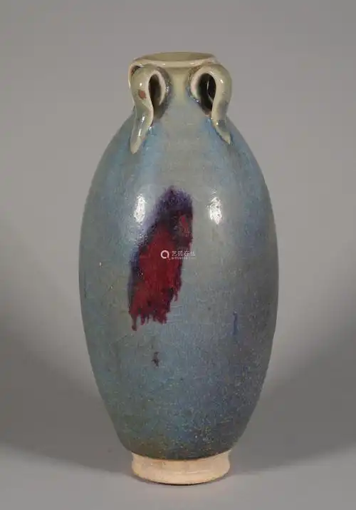 元代钧窑四系罐