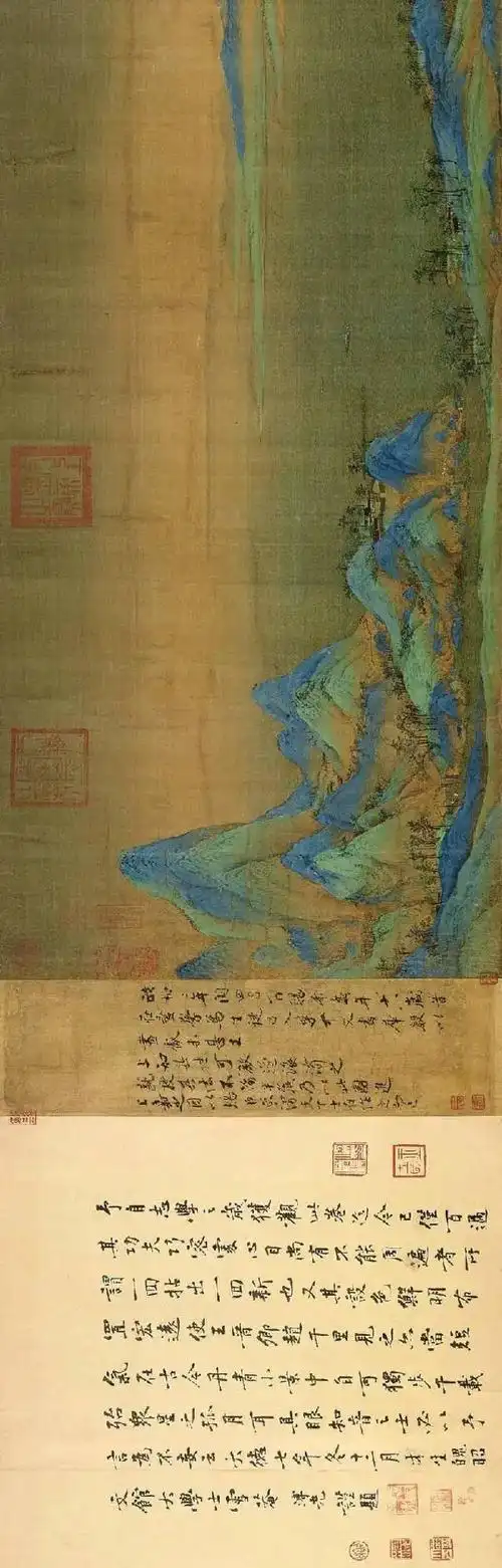 《千里江山图》超精微细部欣赏