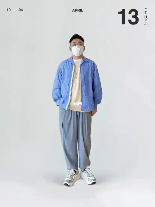 三色搭配-蓝 米 灰-营造出高级简约感穿搭 j 2021春夏系列 supima