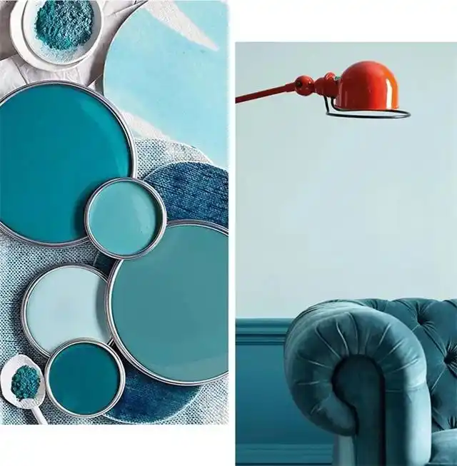 有人说,现在的蓝绿色浓郁而华丽,这种颜色如鹦鹉般奇异,它带来了阳光