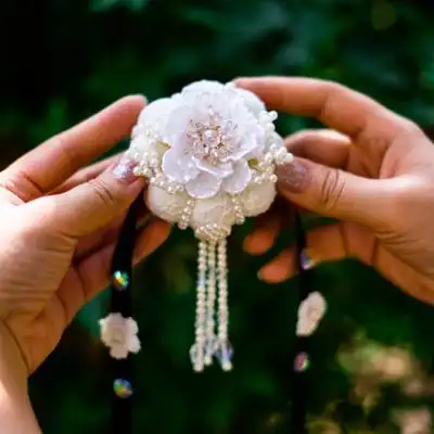 韩国传统民族韩服出口朝鲜族新娘头饰功效与作用/价格/好不好/效果