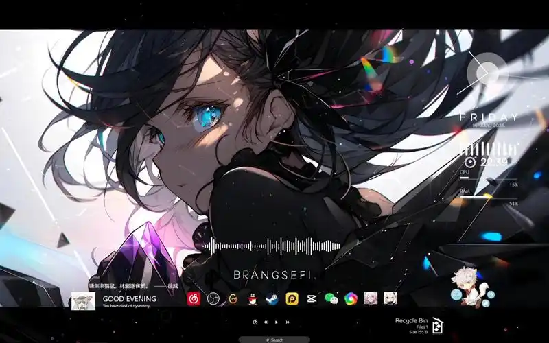 【4k】高质量二次元动态壁纸推荐 #108丨4k 60fps 动漫 游戏 【wall