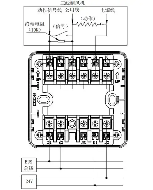 泰和安tx3212输入输出模块接线图