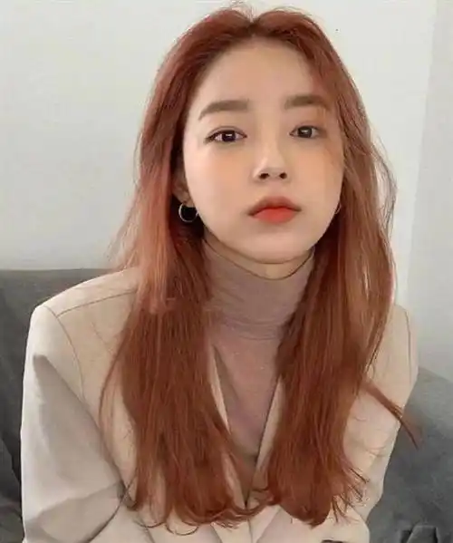 流行的染发颜色,橘粉与克莱因蓝,可甜可盐还可欲._精灵_蓝色_橙色