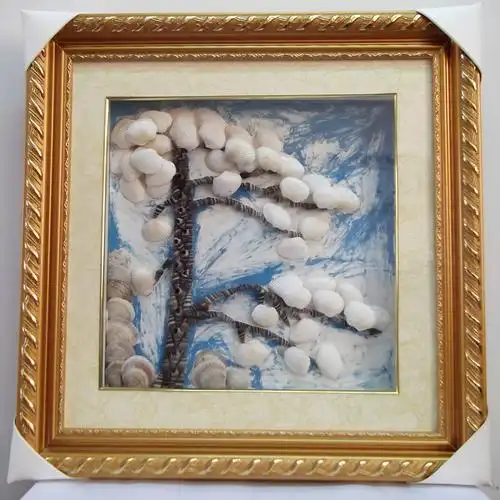 贝壳装饰画 贝壳装饰画图片