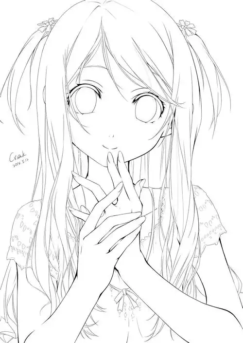 手绘 插画 线稿 手稿 黑白素材