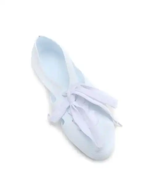 白色绑带舒适凉鞋