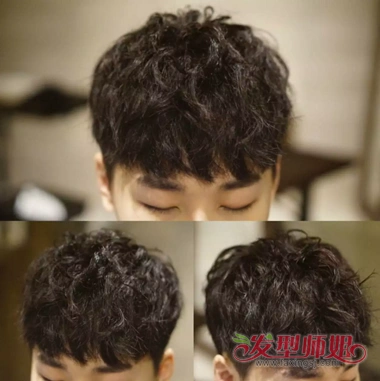 定位烫只能露额头吗 有刘海男生定位烫发型这样做(5)