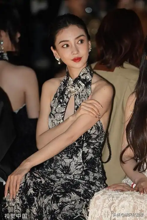 杨颖身着中式旗袍出席,美出了新高度