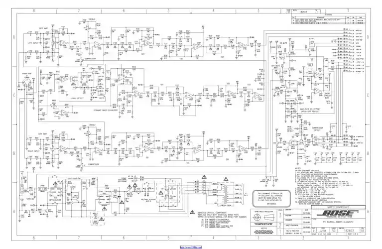 bose am5p 功放电路图