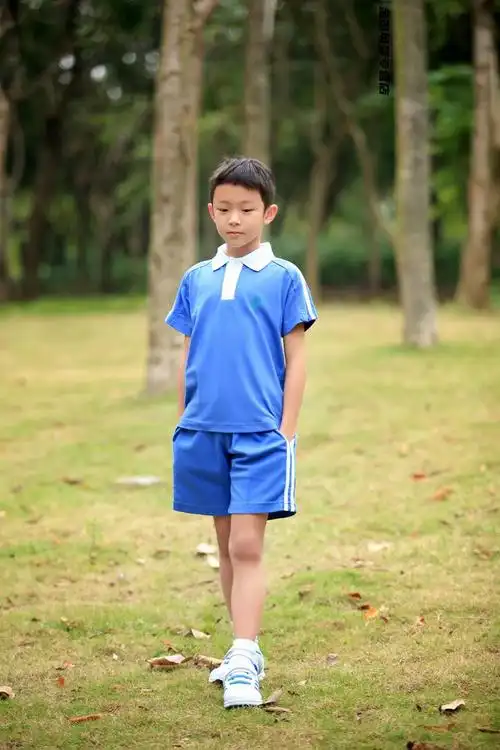 推荐 深圳学生上学装备 深圳莎臣豹校服 小学生夏季