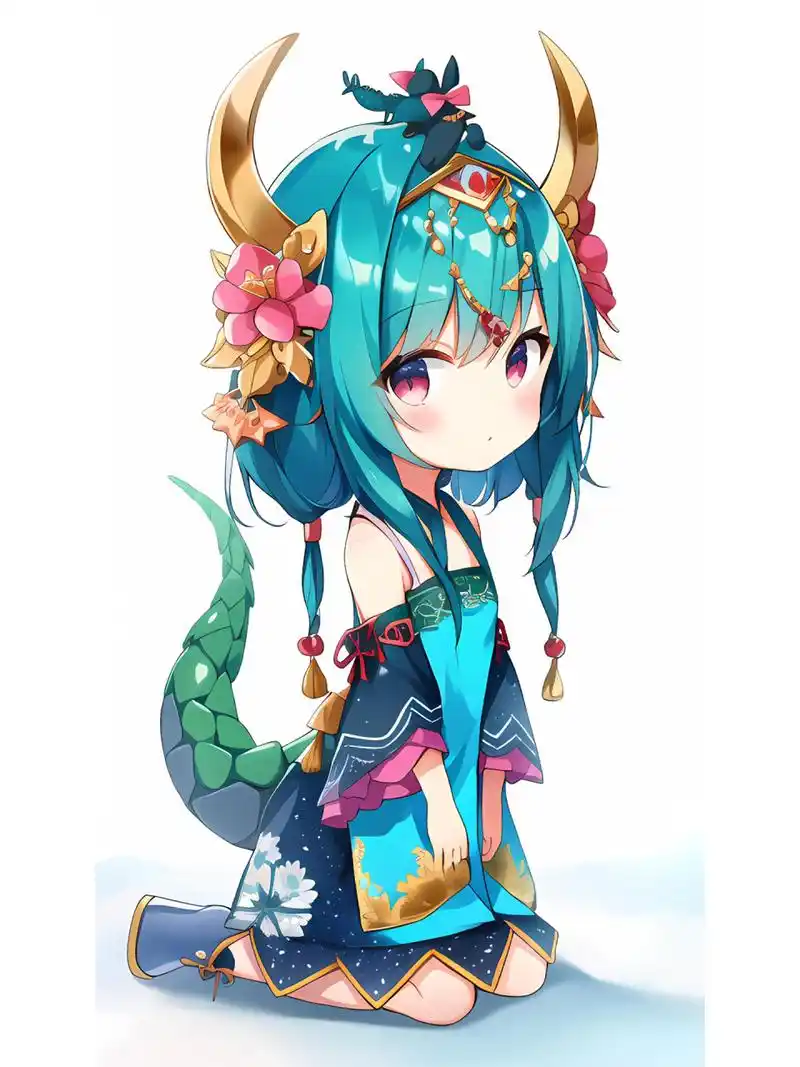 q版二次元小萝莉|龙拟人