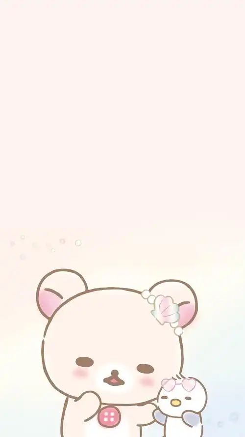 轻松熊可爱卡通手机壁纸图片,卡通,可爱,卡通,唯美,高清,轻松熊