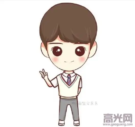 q版人物简笔画教程q版白敬亭简笔画步骤图