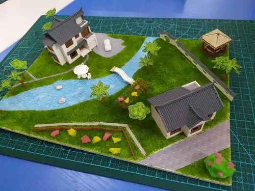 建筑模型学生作品展示