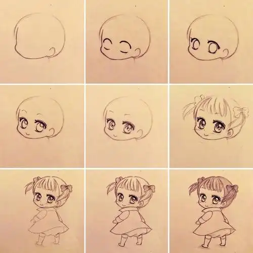 教你9种超可爱人物动漫画法,适合0基础临摹学习