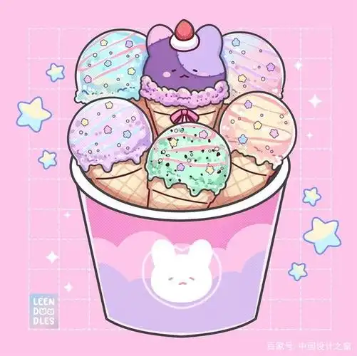 插画师leendoodles 笔下温馨治愈的零食小物件,精致又美好