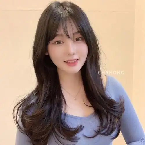 圆脸适合的发型图片女2020年新款长发 - 冷求网