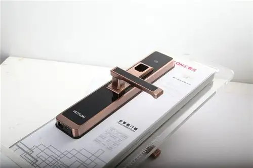 汇泰龙(hutlon)指纹锁防盗门家用智能电子门锁云锁刷卡密码锁 红古铜