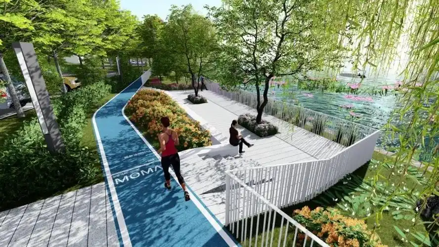 当代显扬府驳岸效果图