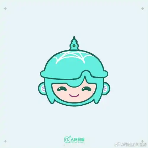 亚运三小只简笔头像教程##一起来画亚运三小只