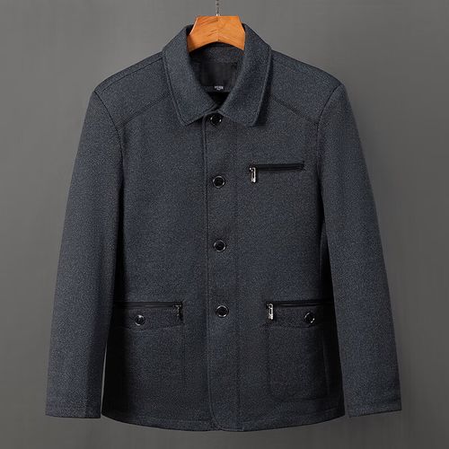 库衣场男士休闲外套秋冬35岁40岁中老年秋装夹克爸爸春秋季中年夹克