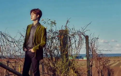 朱正廷英伦风帅气桌面壁纸