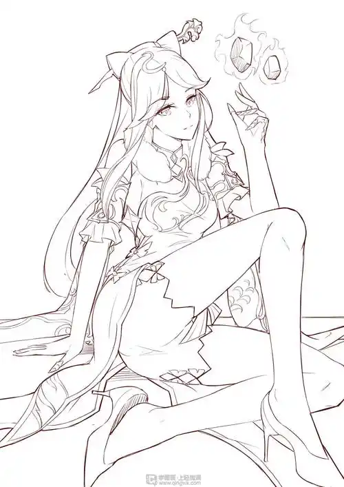 学员作业:漫画网络学习培训班练习作业之草稿与线稿 - 轻微课