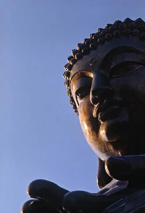 无人,竖图,香港,亚洲,佛,摄影,宗教,佛教,中国文化,大屿山,天坛大佛