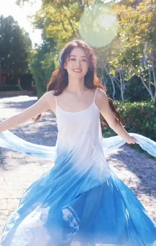 赵丽颖的面部折叠度##赵丽颖最新怼脸照