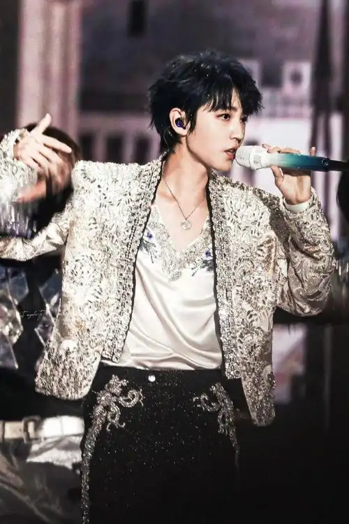 分享一些十周年舞台上美神王俊凯的绝美氛围感神图@tfboys-王俊凯