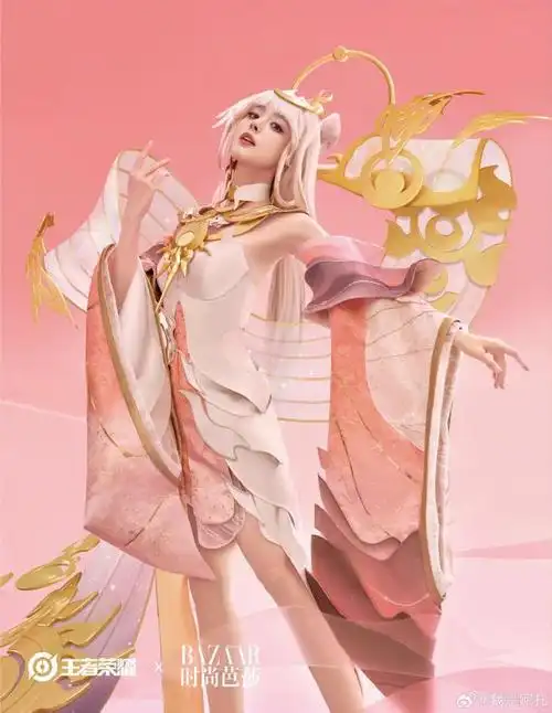 古力娜扎cos粉衣貂蝉惊艳亮相粉丝惊叹美得如仙