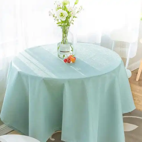 餐桌刮起唯美风,桌布也能给你别样风情