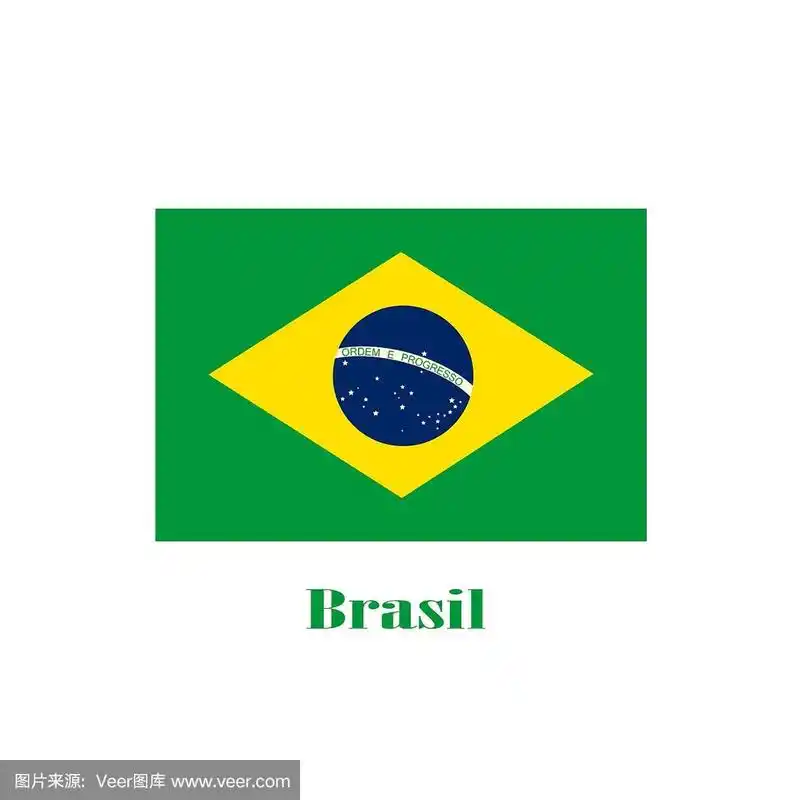 巴西国旗的颜色
