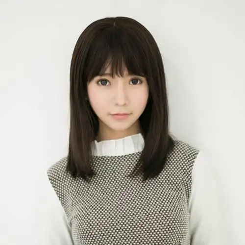 53成交10件同款2网红假发女长直发头发空气刘海长发中分大头皮梨花头