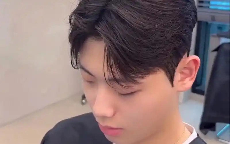 四六分韩式纹理烫～重庆烫发