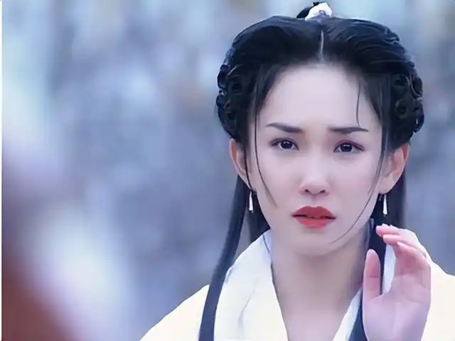 年轻时候的范文芳也是绝美的,出演的《神雕侠侣》中的小龙女不仅被