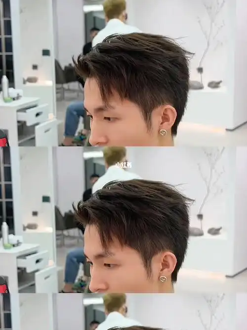 摩根烫#纹理烫#男士韩式明星同款发型推荐#男士发型推荐#广州剪发