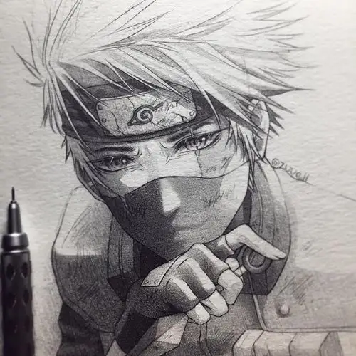 一支笔手绘动漫人物真实到像是打印出来的这或许就是大神