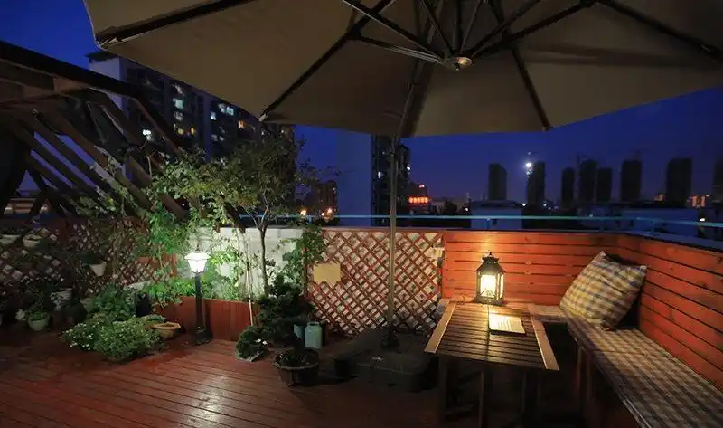 吊顶美式风格露台装修效果图